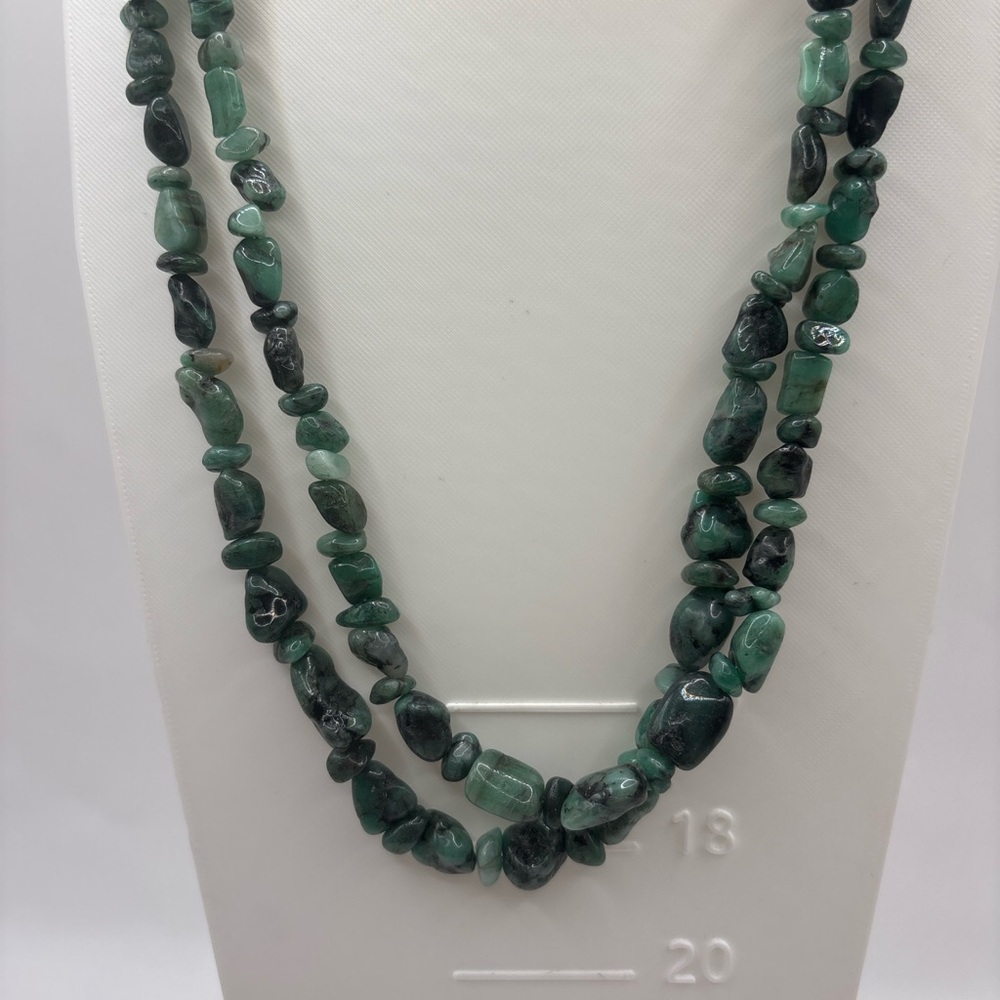 Jay King Emerald in Matrix (Green Beryl) Chip Necklace – Jay King Mine Finds